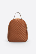 Rebecca Made in Italy Leather Backpack – Cognac