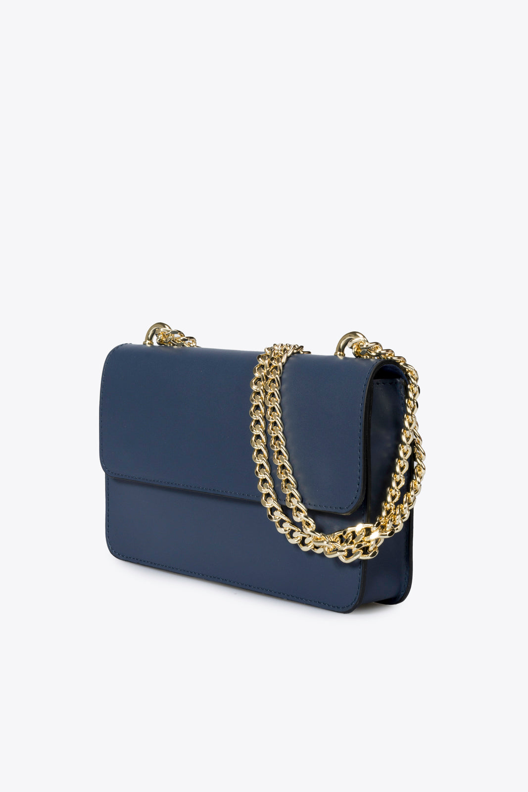 Chiara Made in Italy Leather Crossbody Bag – Blue