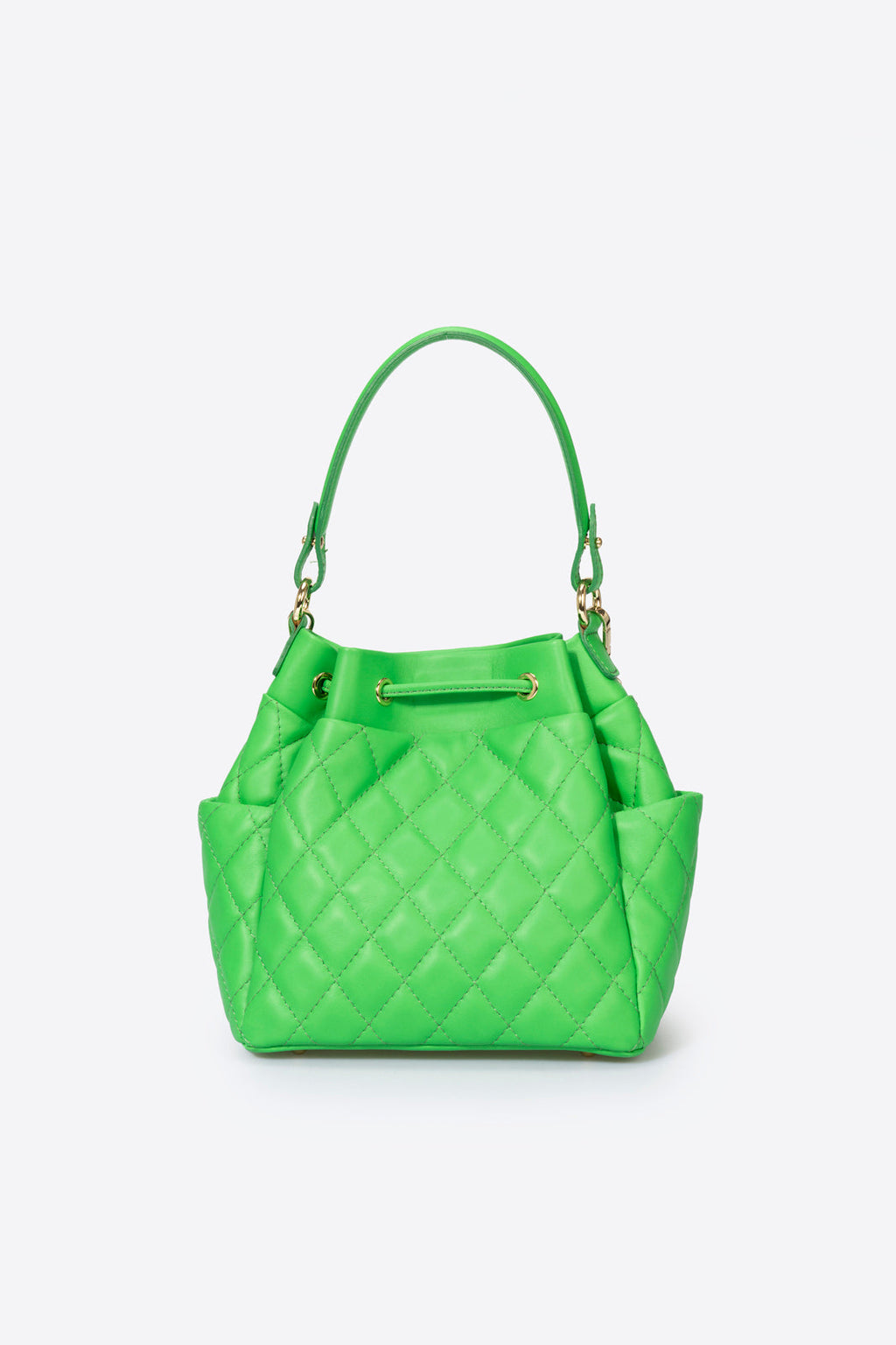 Veronica Made in Italy Full Grain Leather Top Handle Handbag – Green