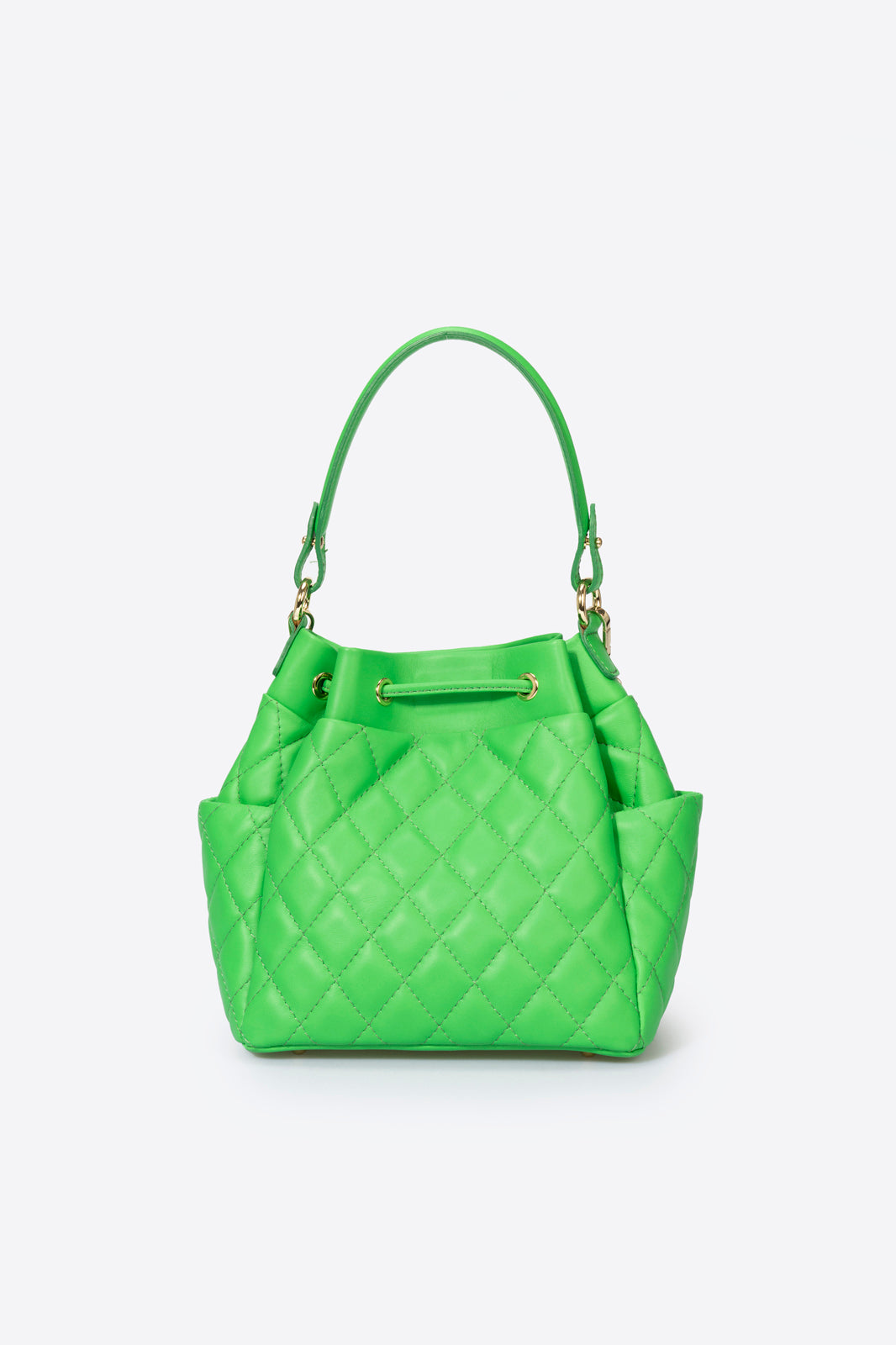 Veronica Made in Italy Full Grain Leather Top Handle Handbag – Green