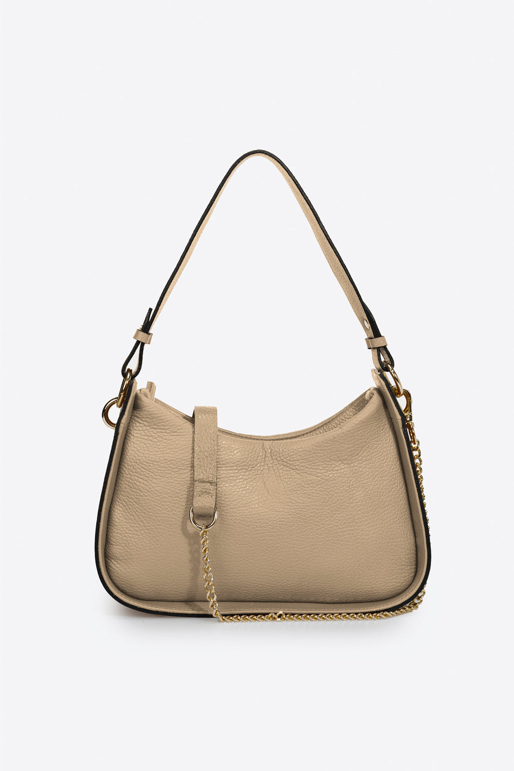 Emilia Made in Italy Leather Top Handle Handbag – Cappuccino