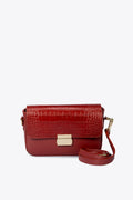 Giorgia Made in Italy Leather Crossbody Bag – Bordo