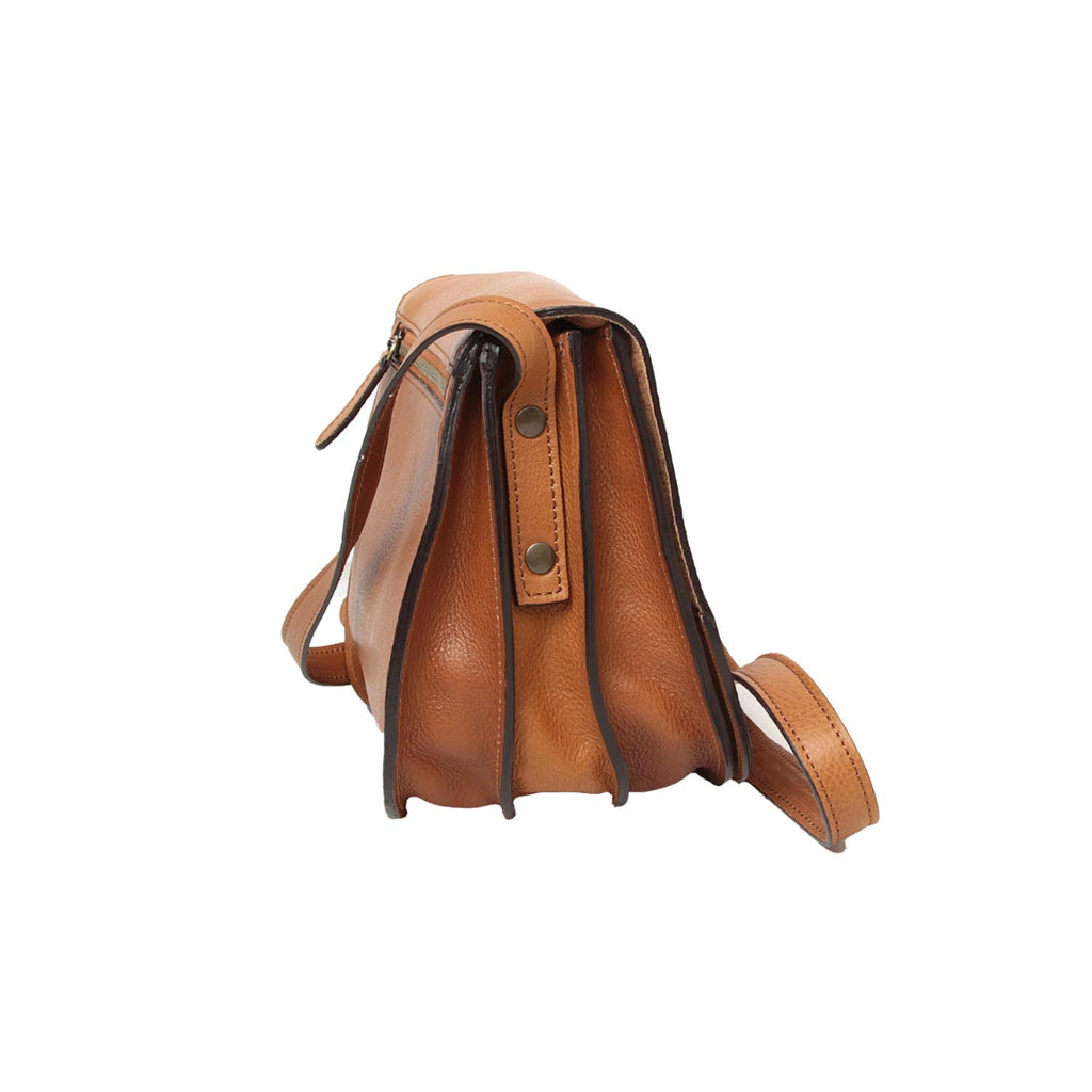 LUSSO Women's shoulder bag in full grain calfskin