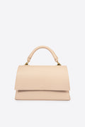 Giulia Made in Italy Leather Top Handle Handbag – Blush Pink