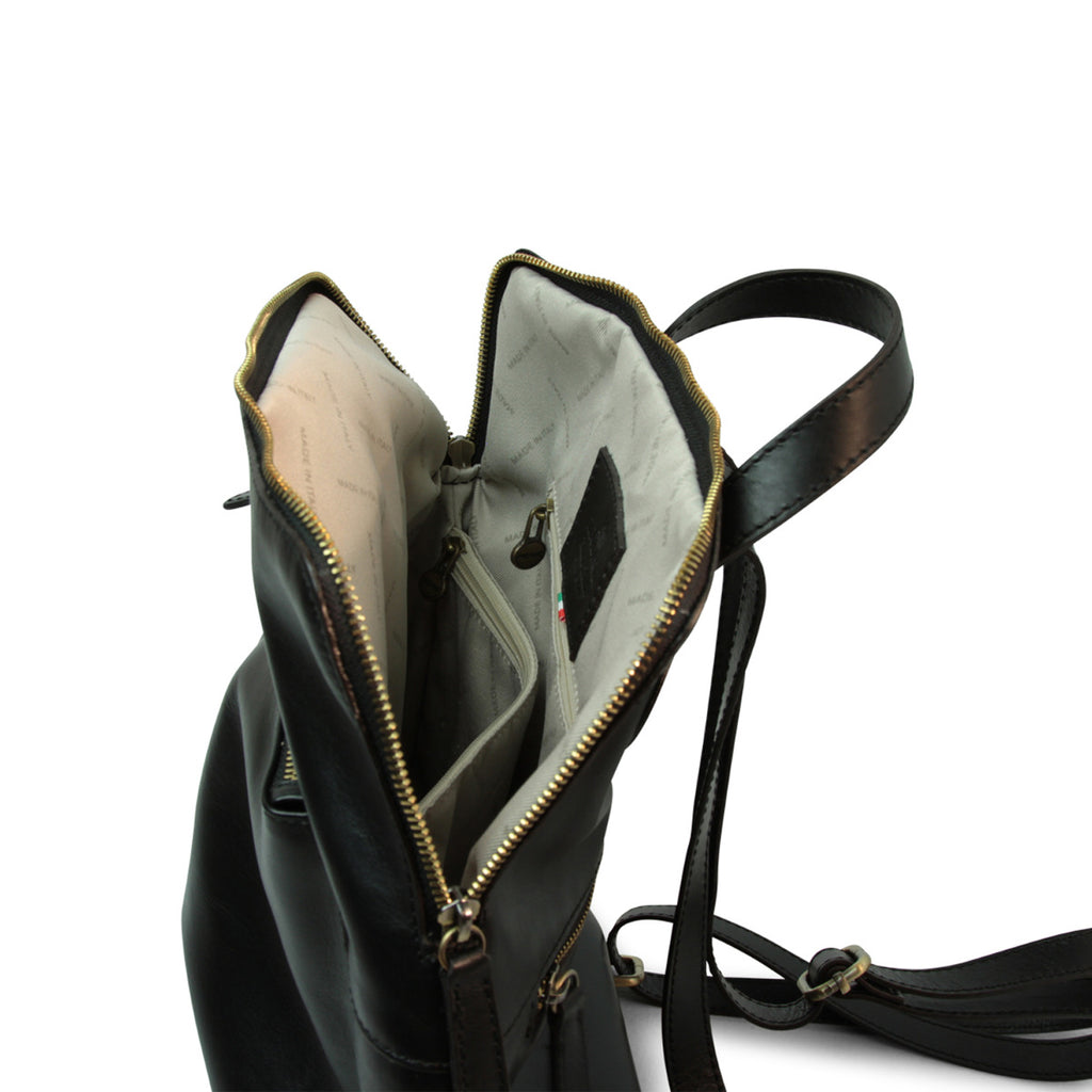 LUSSO Full grain leather back pack