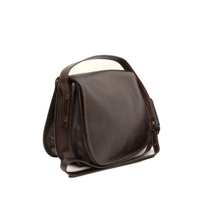 LUSSO Women's shoulder bag in full grain calfskin