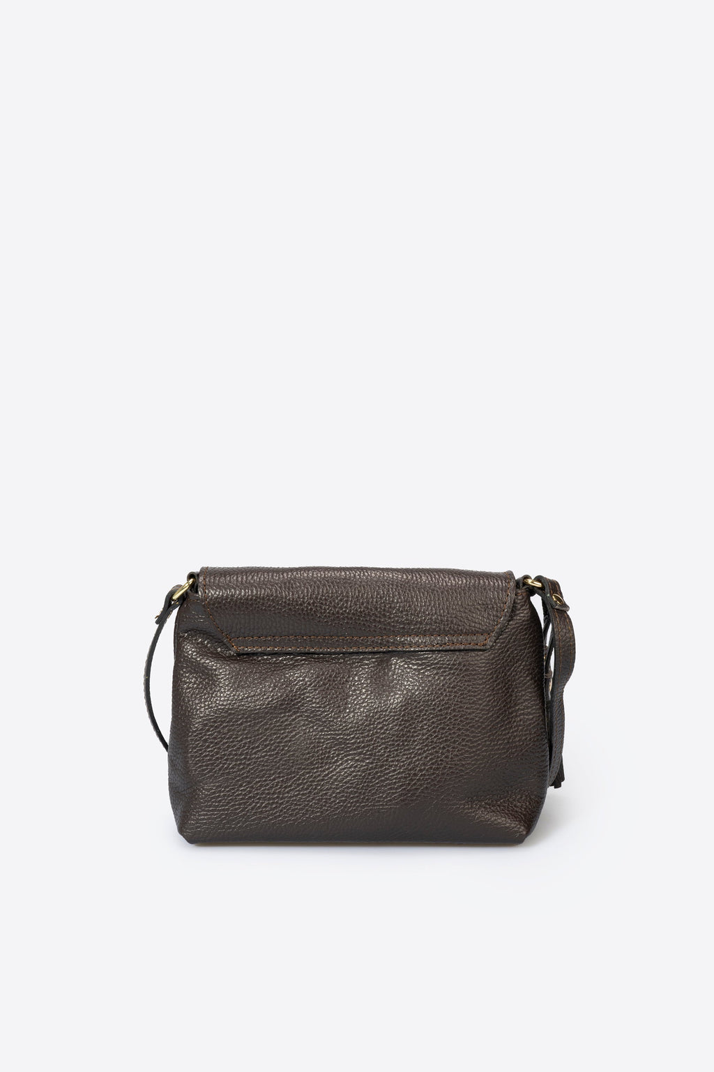 Stella Made in Italy Leather Crossbody Bag – Brown