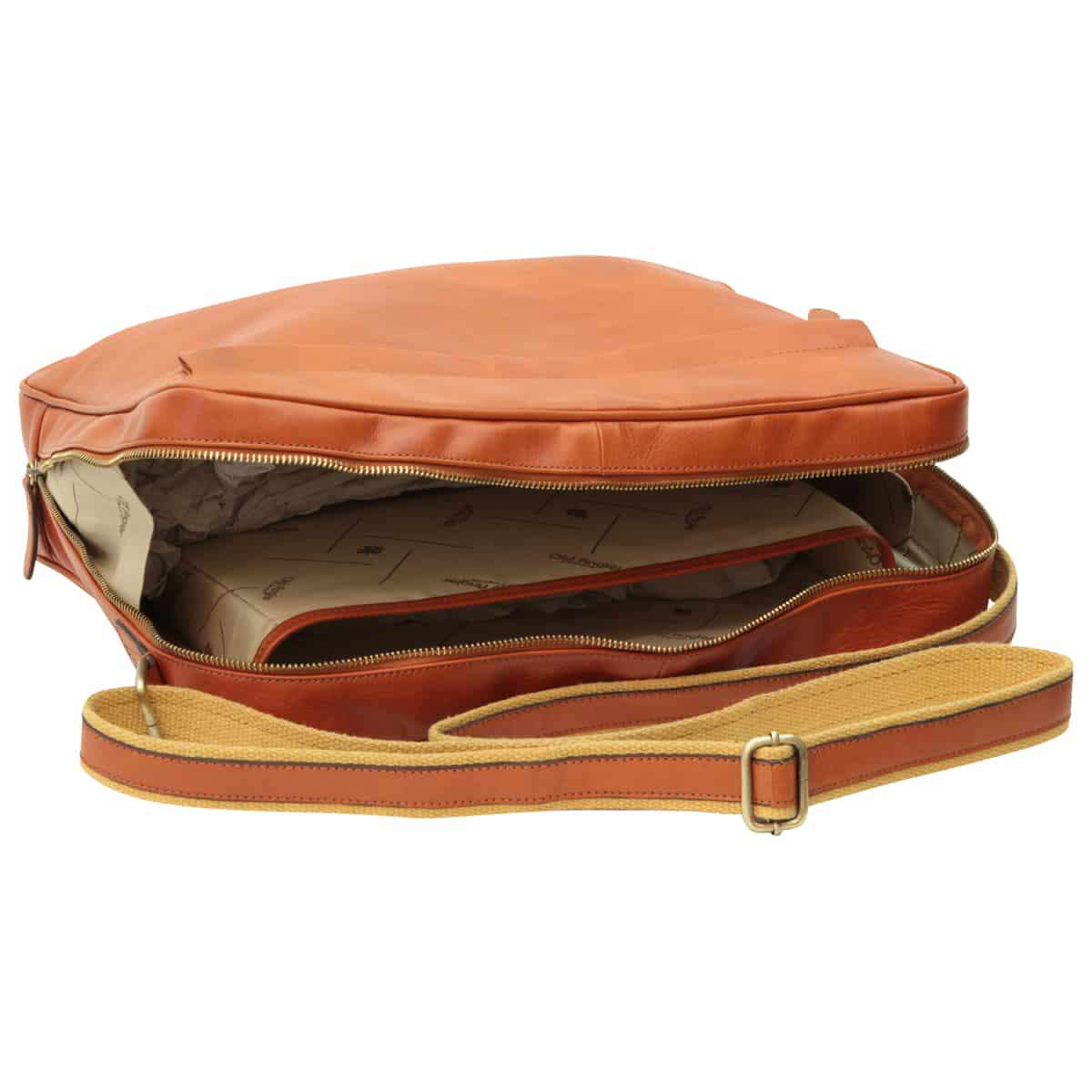 LUSSO Vachetta Leather Messenger