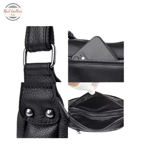 Genuine Leather Women Large Shoulder Bag for Everyday Use