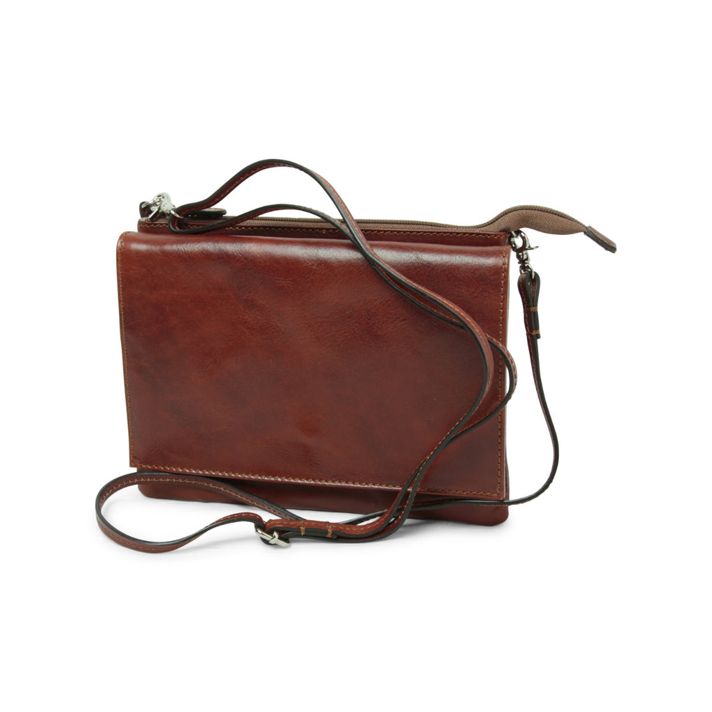 LUSSO Full grain leather shoulder bag