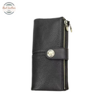Cow Leather Women Wallet  with AirTag Slot