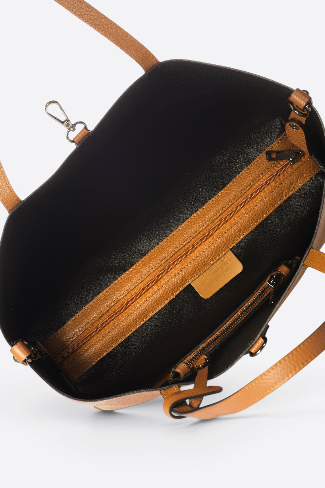Nicoletta Made in Italy Leather Tote Bag – Cognac