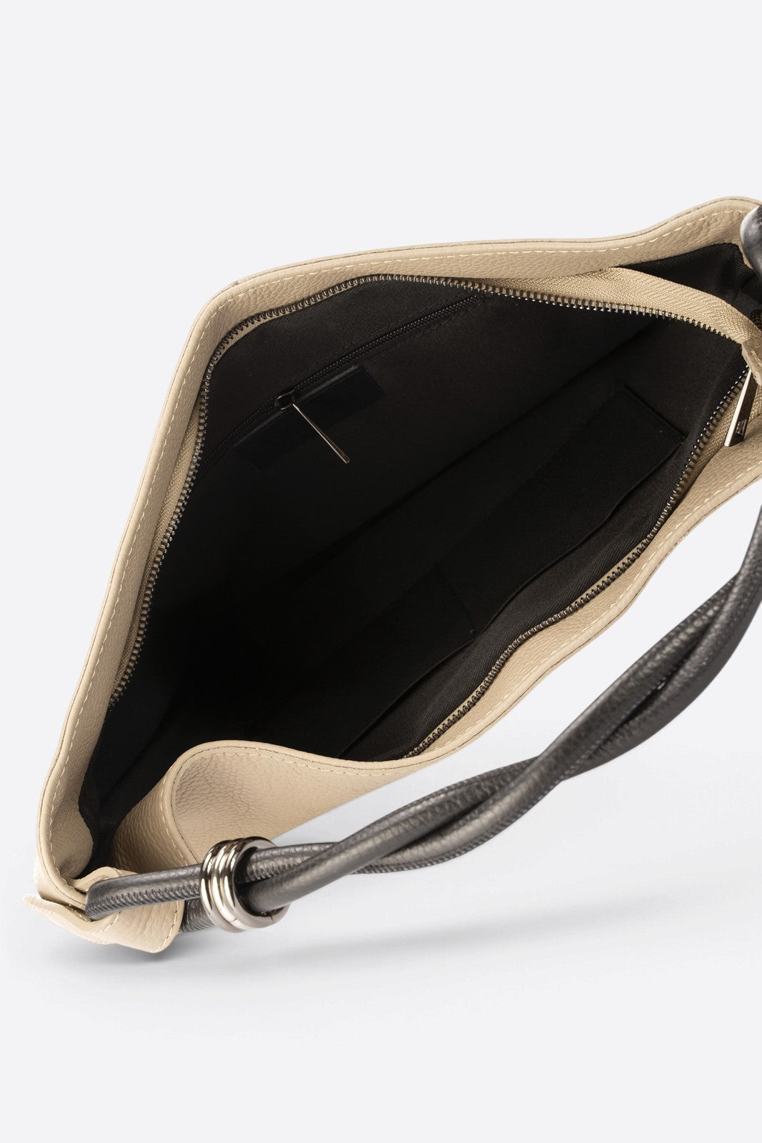 Paola Made in Italy Leather Shoulder Bag – Taupe