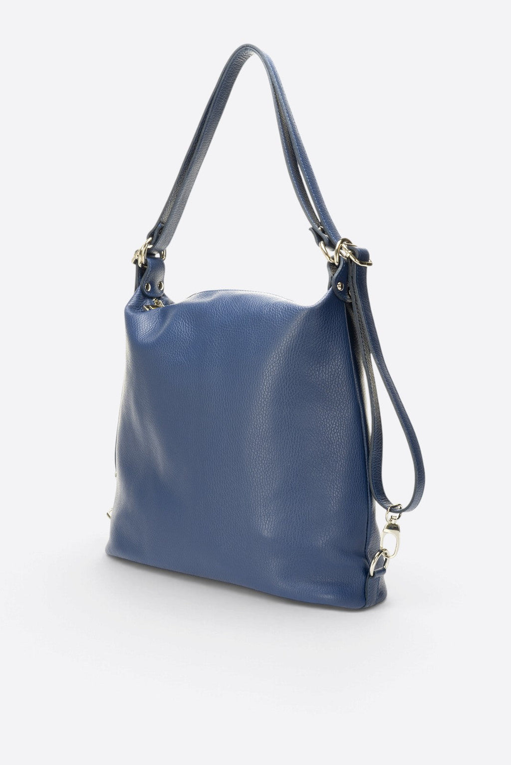 Serena Made in Italy Leather Backpack – Blue