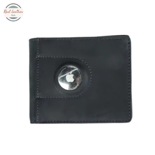 Genuine Leather Men Wallet RFID Money Clip Airtag Holder