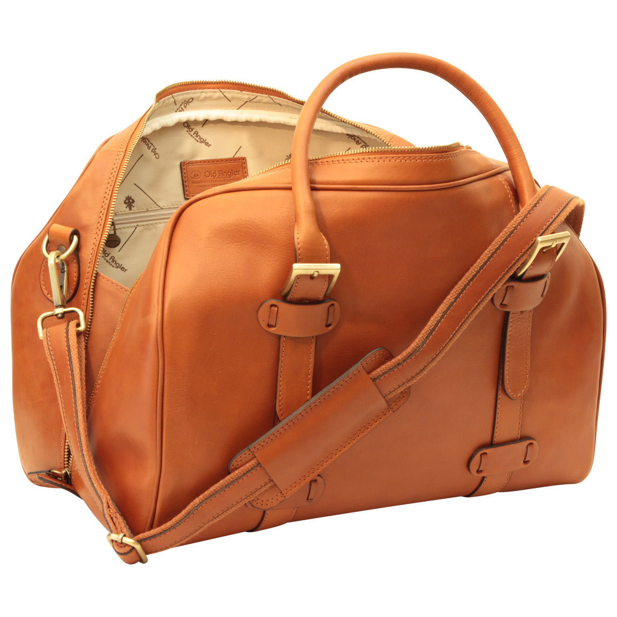LUSSO Cowhide leather duffel bag