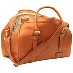 LUSSO Cowhide leather duffel bag
