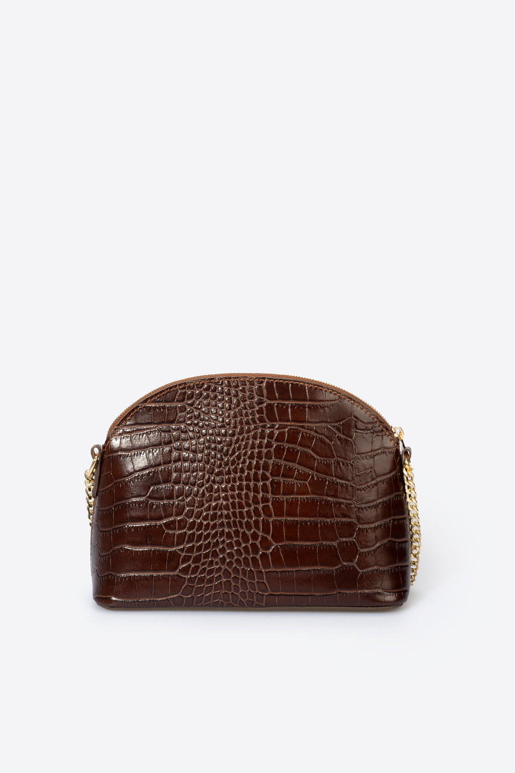 Adriana Made in Italy Leather Crossbody Bag – Brown