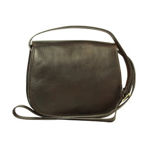 LUSSO Women's shoulder bag in full grain calfskin