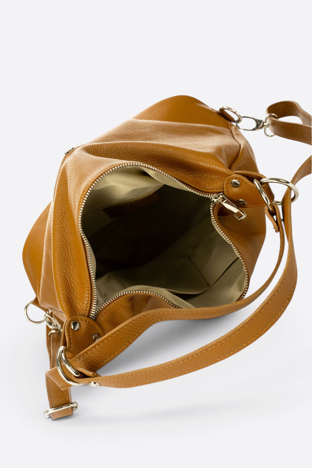 Serena Made in Italy Leather Backpack – Tan