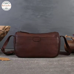 Cowhide Shoulder Pillow Bag for Women