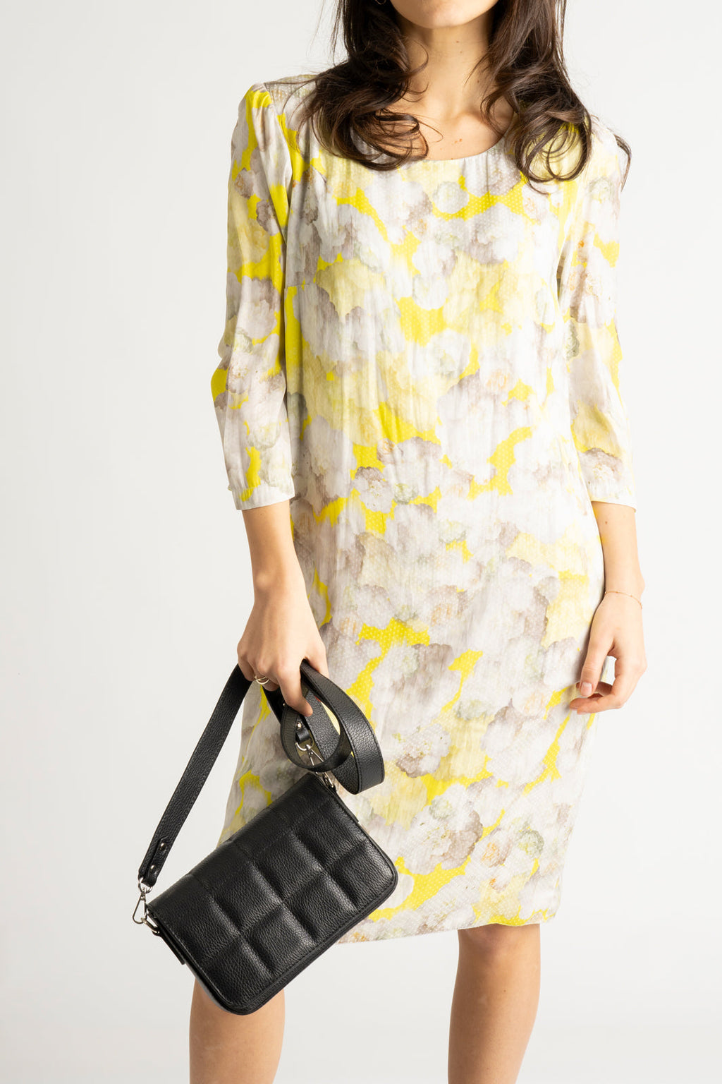 EMILIA leather crossbody bag - Nero
