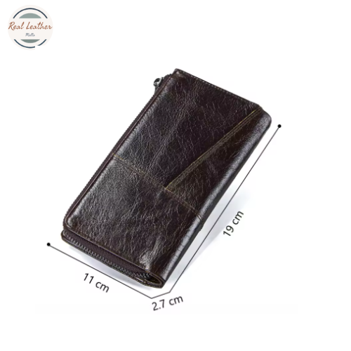 Cow Leather Clutch Wallet