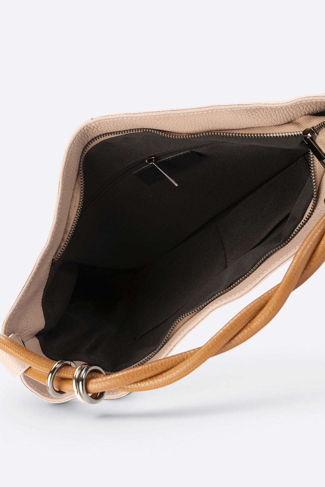Paola Made in Italy Leather Shoulder Bag – Blush Pink