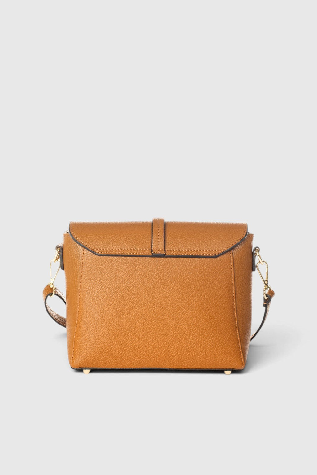 Beatrice Made in Italy Leather Crossbody Bag – Cognac