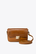 Giorgia Made in Italy Leather Crossbody Bag – Tan