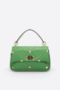 KYLIE leather top handle bag - Green
