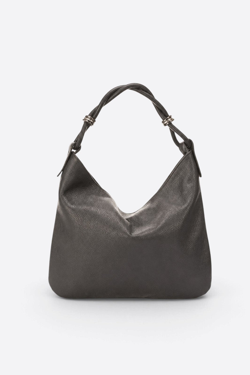 Paola Made in Italy Leather Shoulder Bag – Black