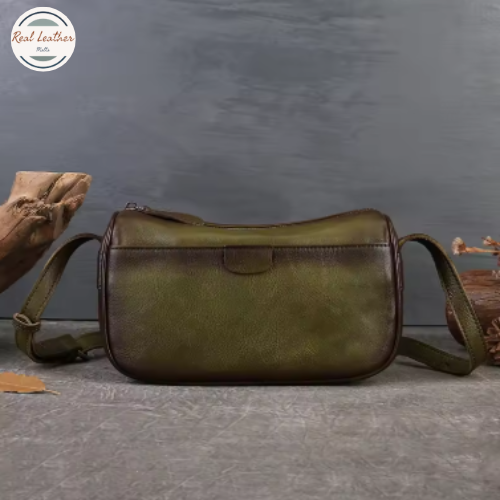 Cowhide Shoulder Pillow Bag for Women