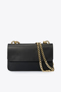 Chiara Made in Italy Leather Crossbody Bag – Black