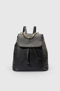 CORA leather backpack - Black