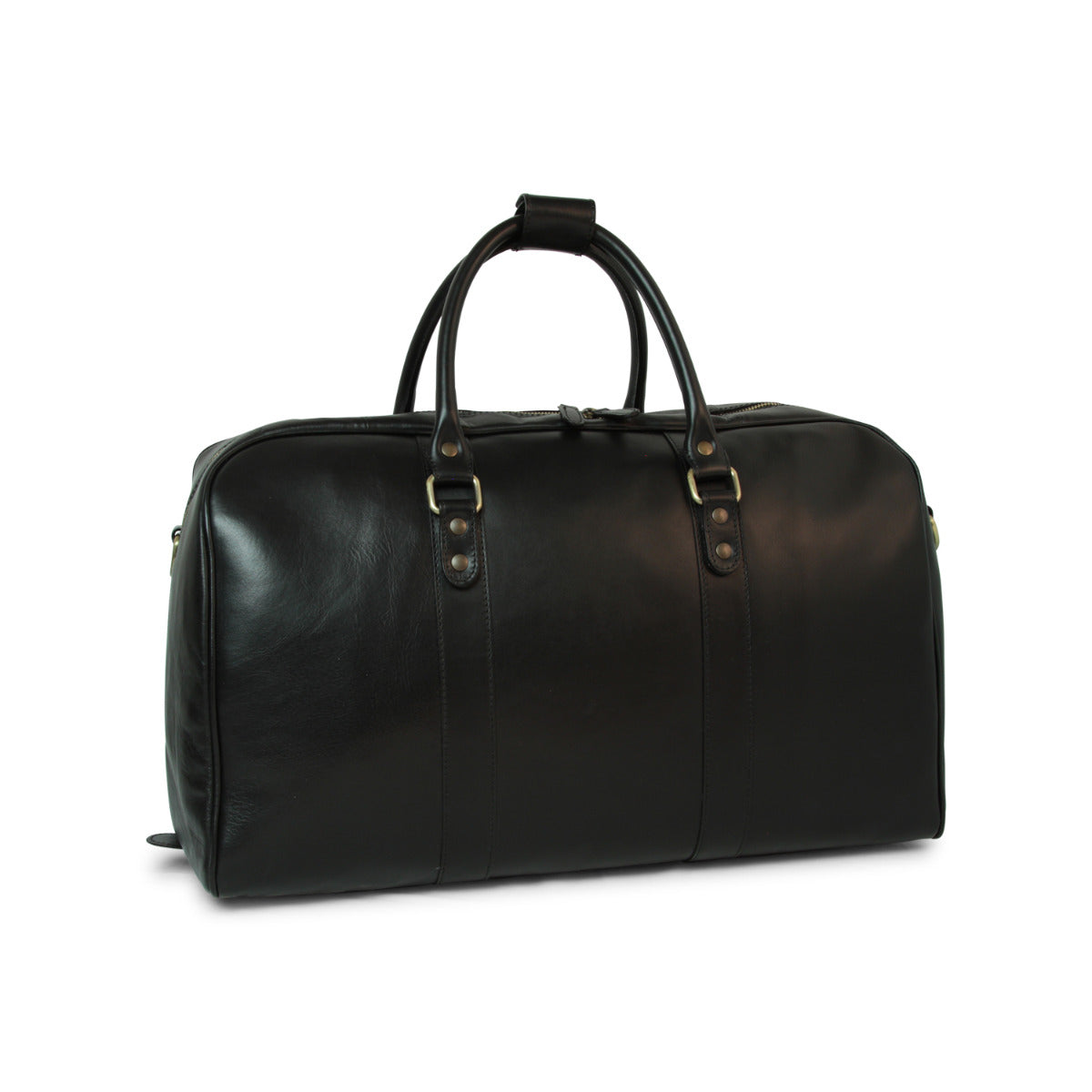 Full grain leather large travel bag