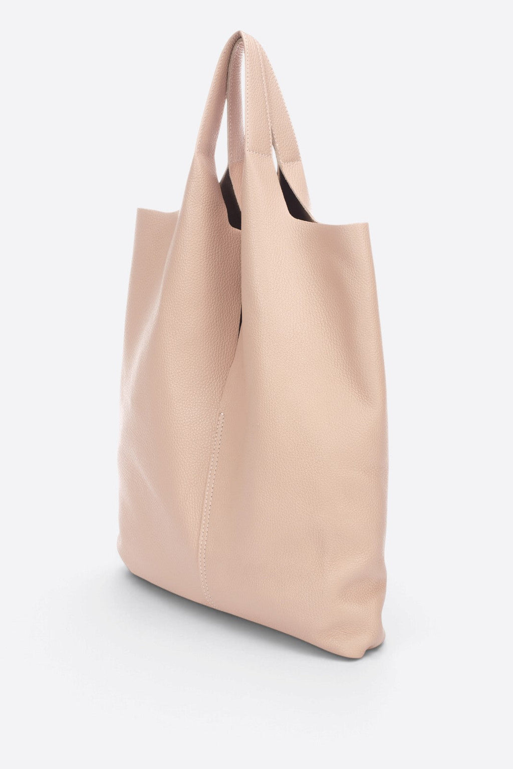 Martina Made in Italy Leather Tote Bag – Blush Pink