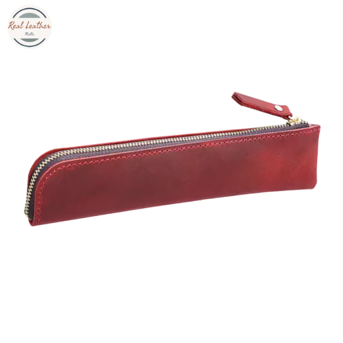 Genuine Cowhide Leather Pencil Case
