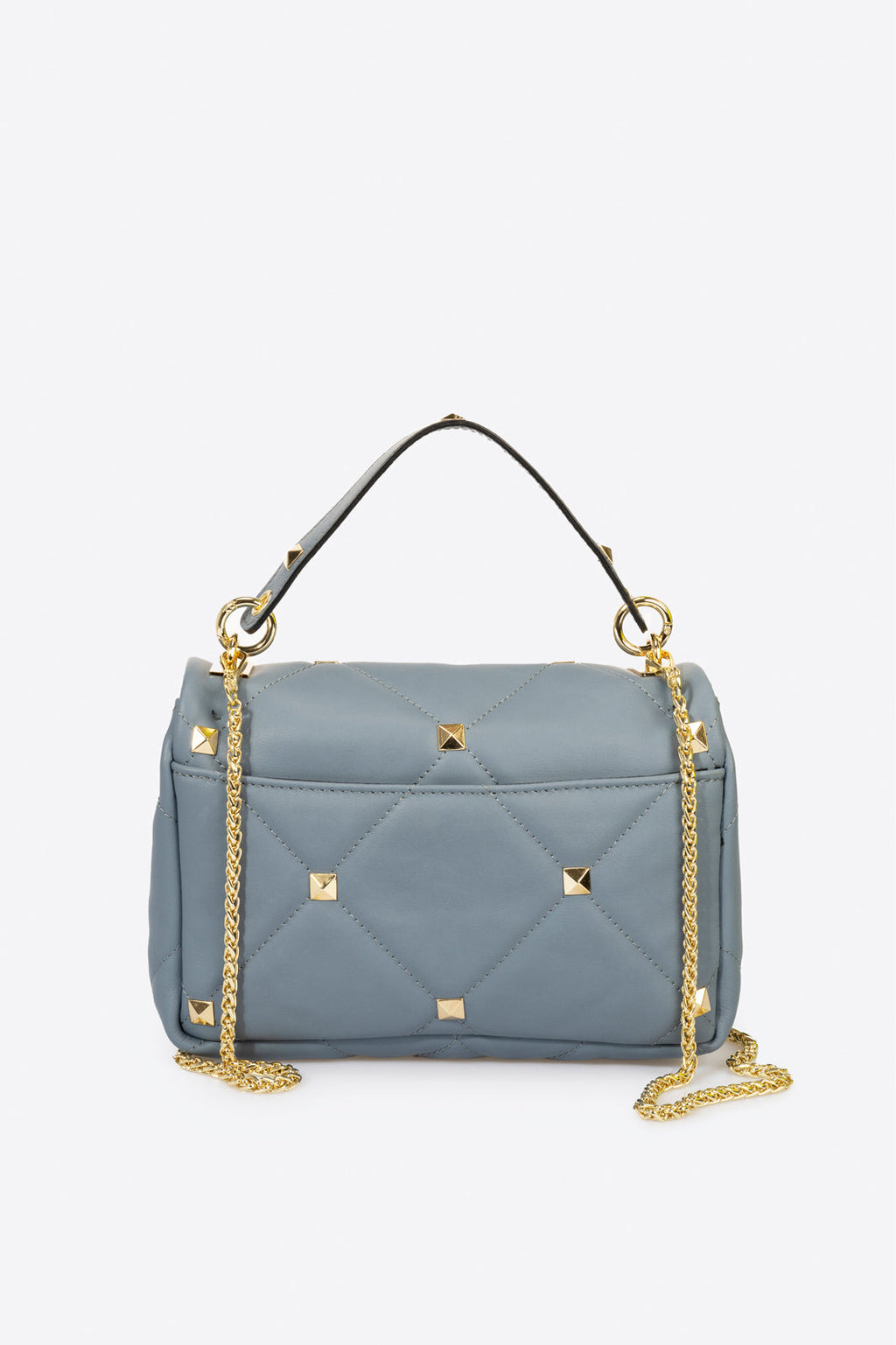 KYLIE leather top handle bag - Celeste