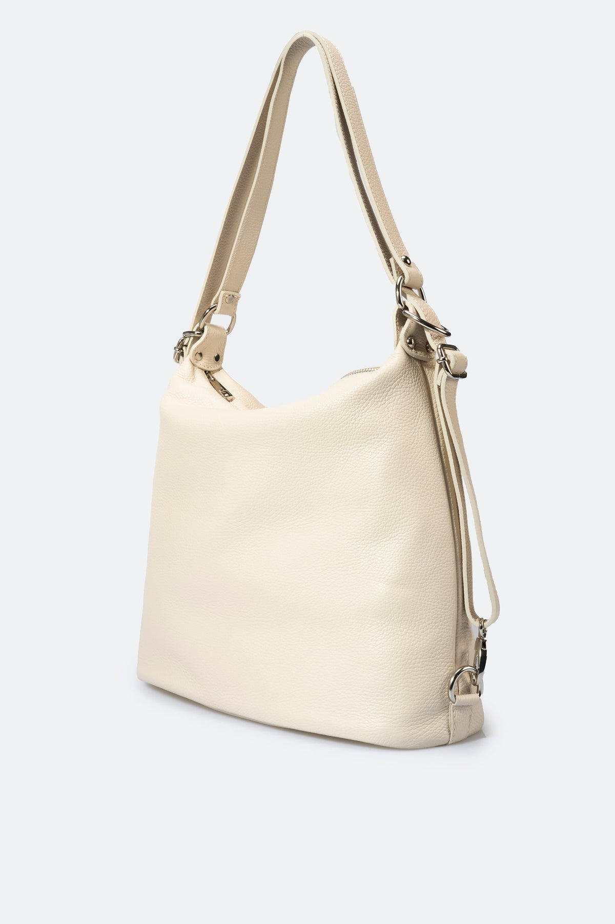 Serena Made in Italy Leather Backpack – Taupe
