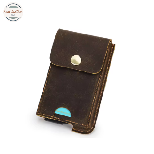 Genuine Leather Personalized Anti-theft Card Case