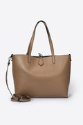 Nicoletta Made in Italy Leather Tote Bag – Taupe