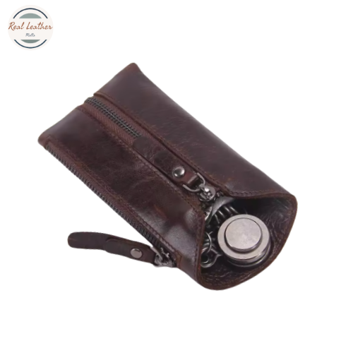 Genuine Leather Car Key Holder Wallet