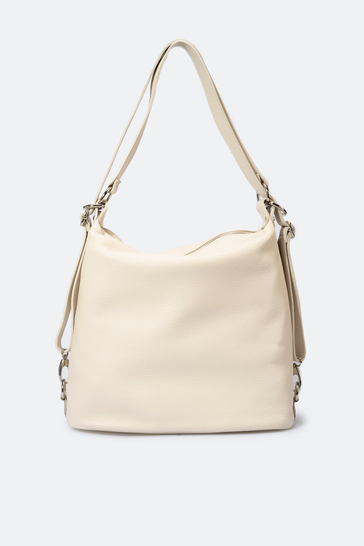 Serena Made in Italy Leather Backpack – Taupe