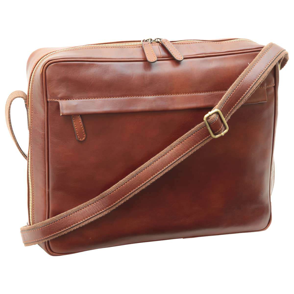 LUSSO Vachetta Leather Messenger