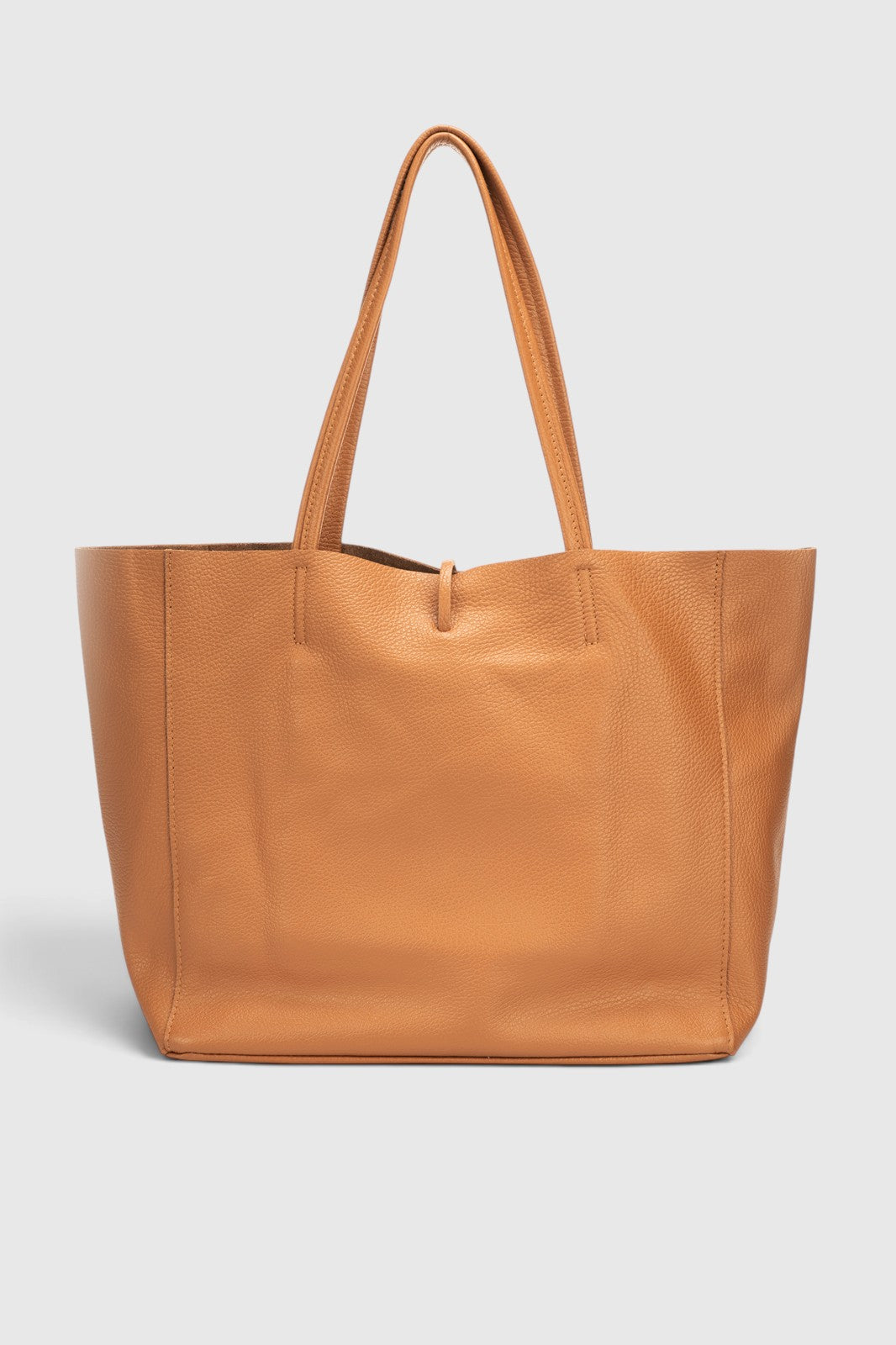 Francesca Made in Italy Leather Tote Bag – Cognac