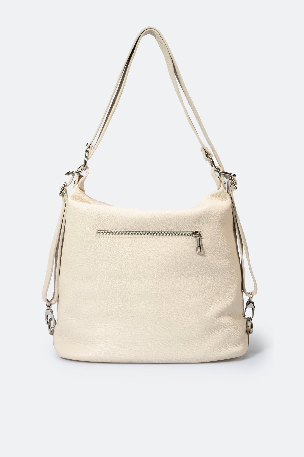 Serena Made in Italy Leather Backpack – Taupe