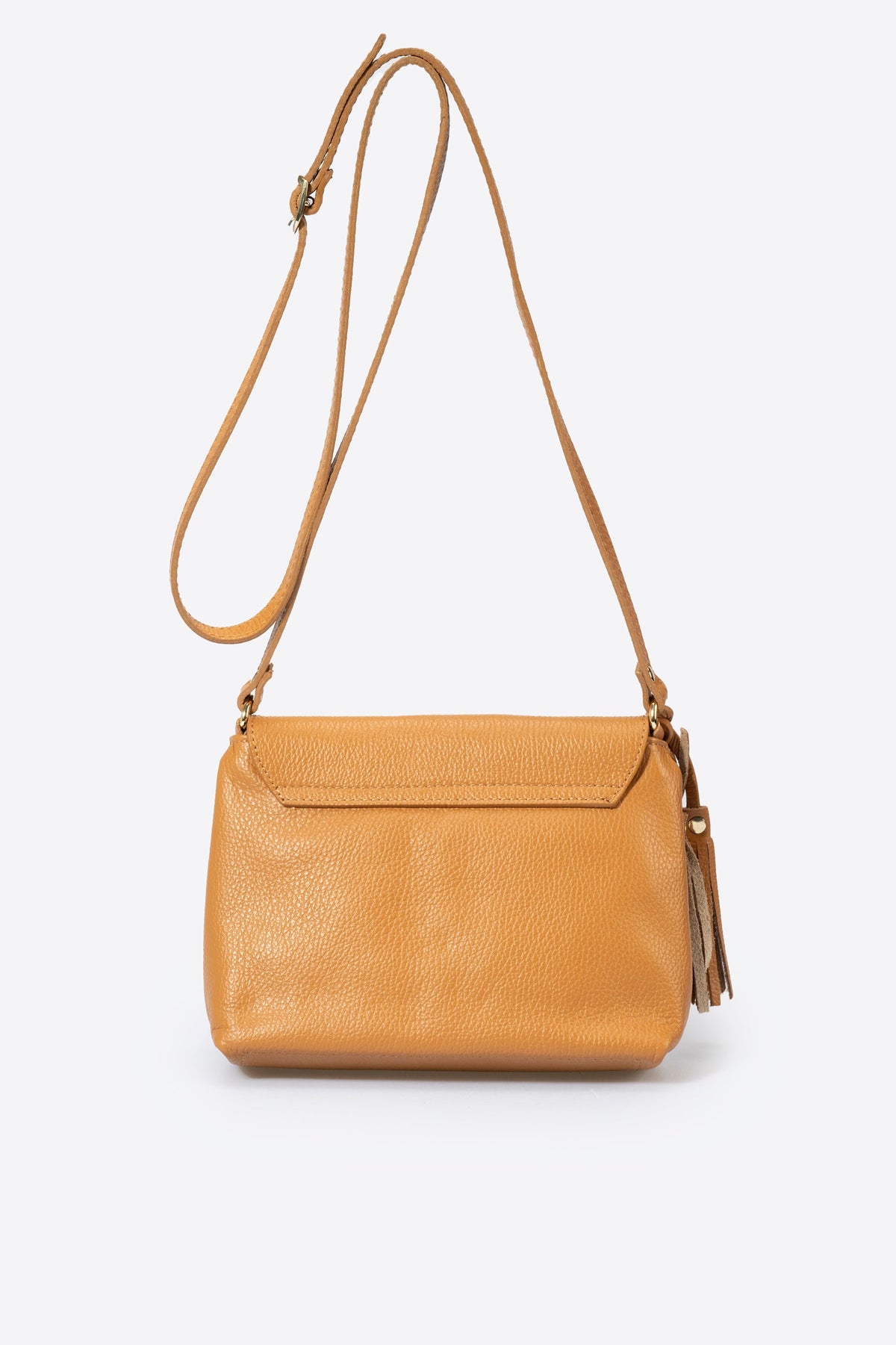 Stella Made in Italy Leather Crossbody Bag – Tan