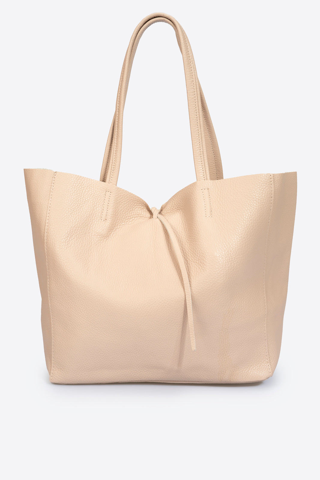 Francesca Made in Italy Leather Tote Bag – Blush Pink