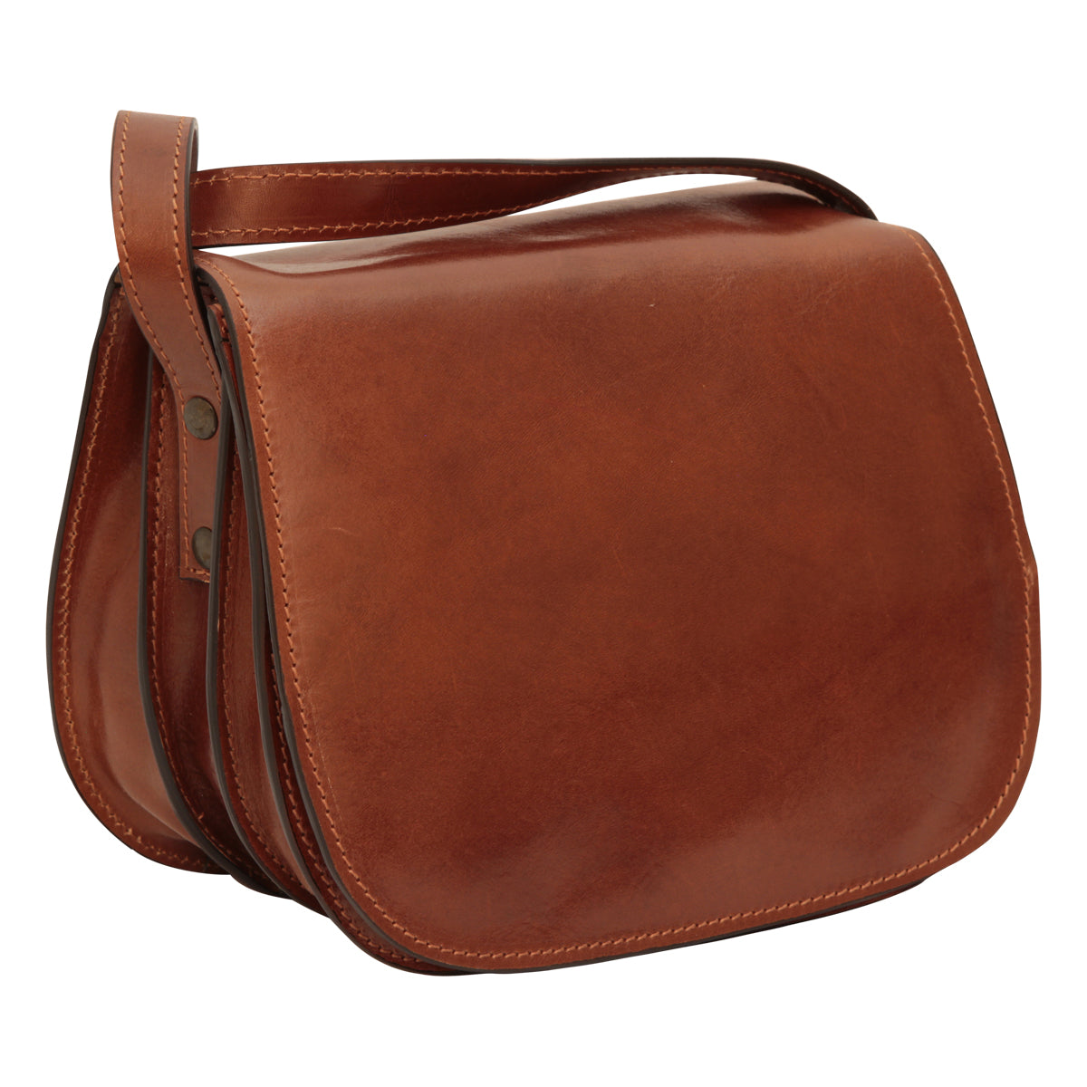 LUSSO Women's shoulder bag in full grain calfskin
